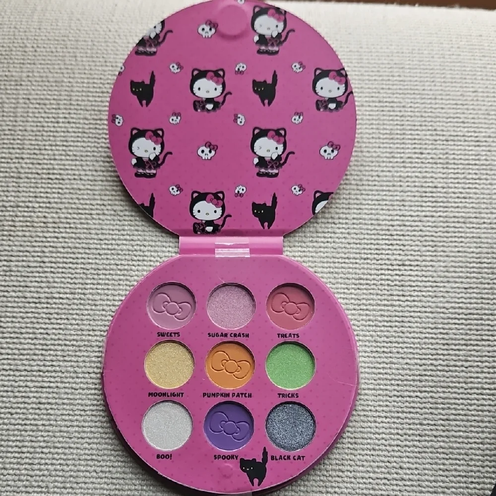 Hello Kitty Pink and Black Eyeshadow Palette